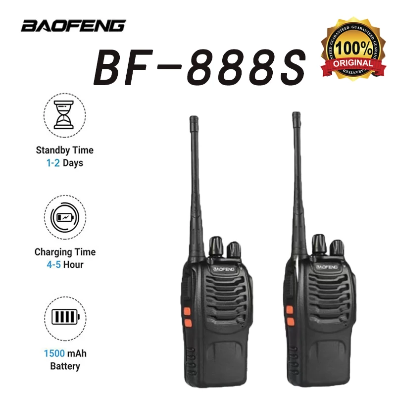BAOFENG BF-888S Walkie Talkies Radios bidireccionales recargables de mano con auriculares de seguridad (paquete de 20 BAOFENG BF-888S Walkie Talkies Radios bidireccionales recargables de mano con auriculares de seguridad (paquete de 20