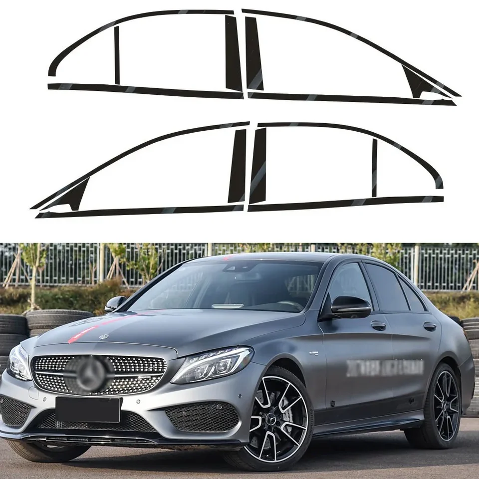 ELMASLINE Set di tappetini in gomma 3D e vaschetta per bagagliaio per Mercedes GLC (X254) 2022-2025 (SUV) | Non adatto per ibrido | Accessori in gomma per bagagliaio