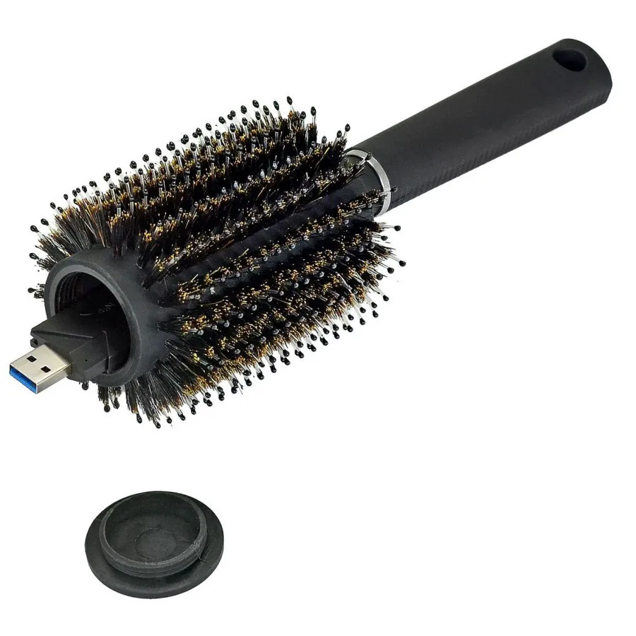 Brosse avec cachette secrète