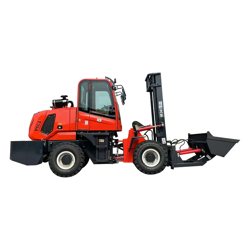 High Quality 3ton Off Road Forklift Truck 4x4 All Four 4 Wheel Drive All Rough Terrain Off-road Forklift For Sale