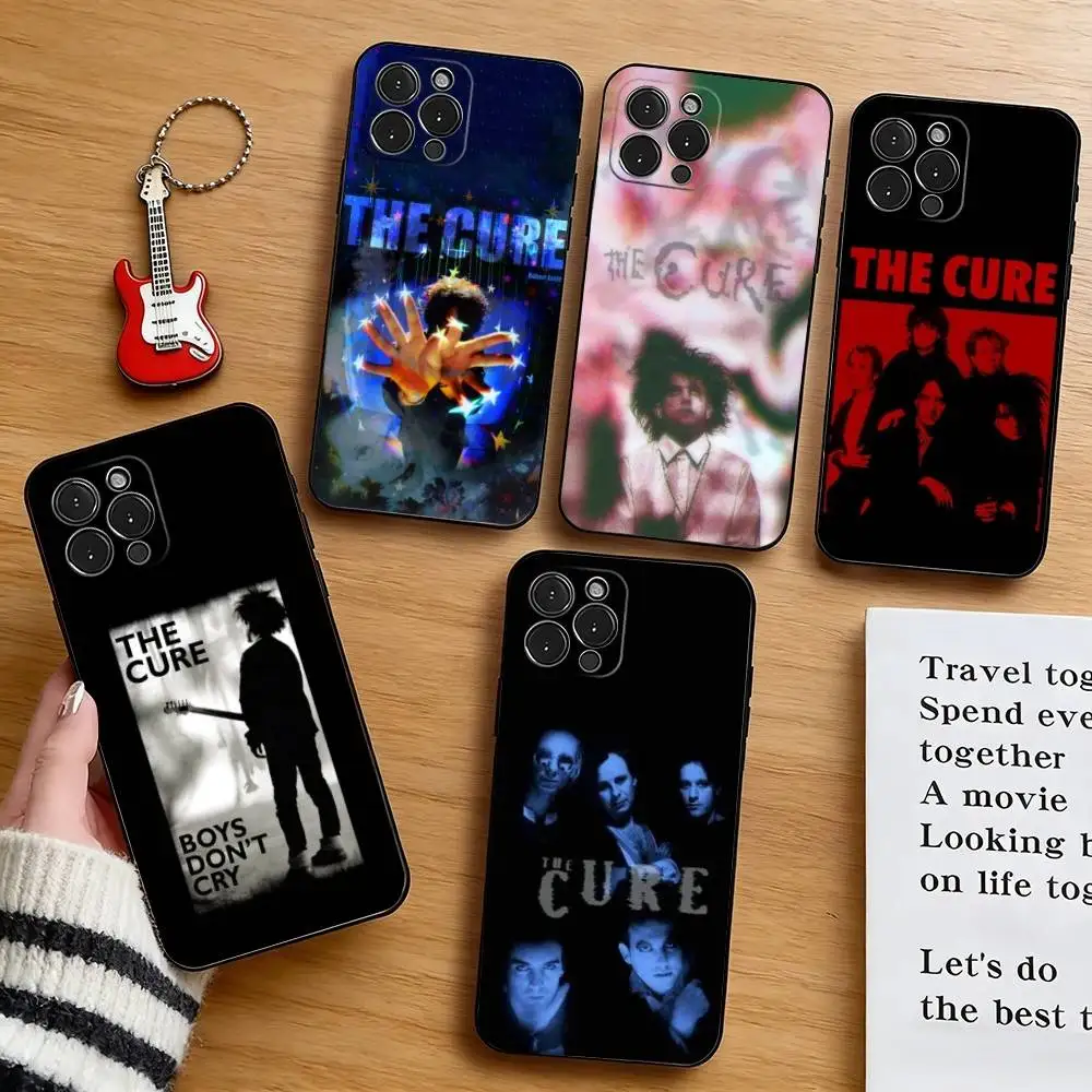 Sleek Soft Black C-Cure Band Phone Case Cover