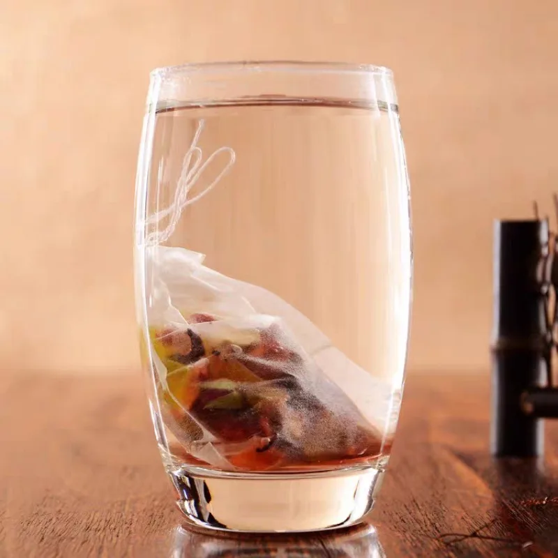 Disposable Tea Bags 100/500x Cloth Tea Bags With Drawstring For Kitchen Coffee Bean Leaf Tea Powder Herbal Medicine