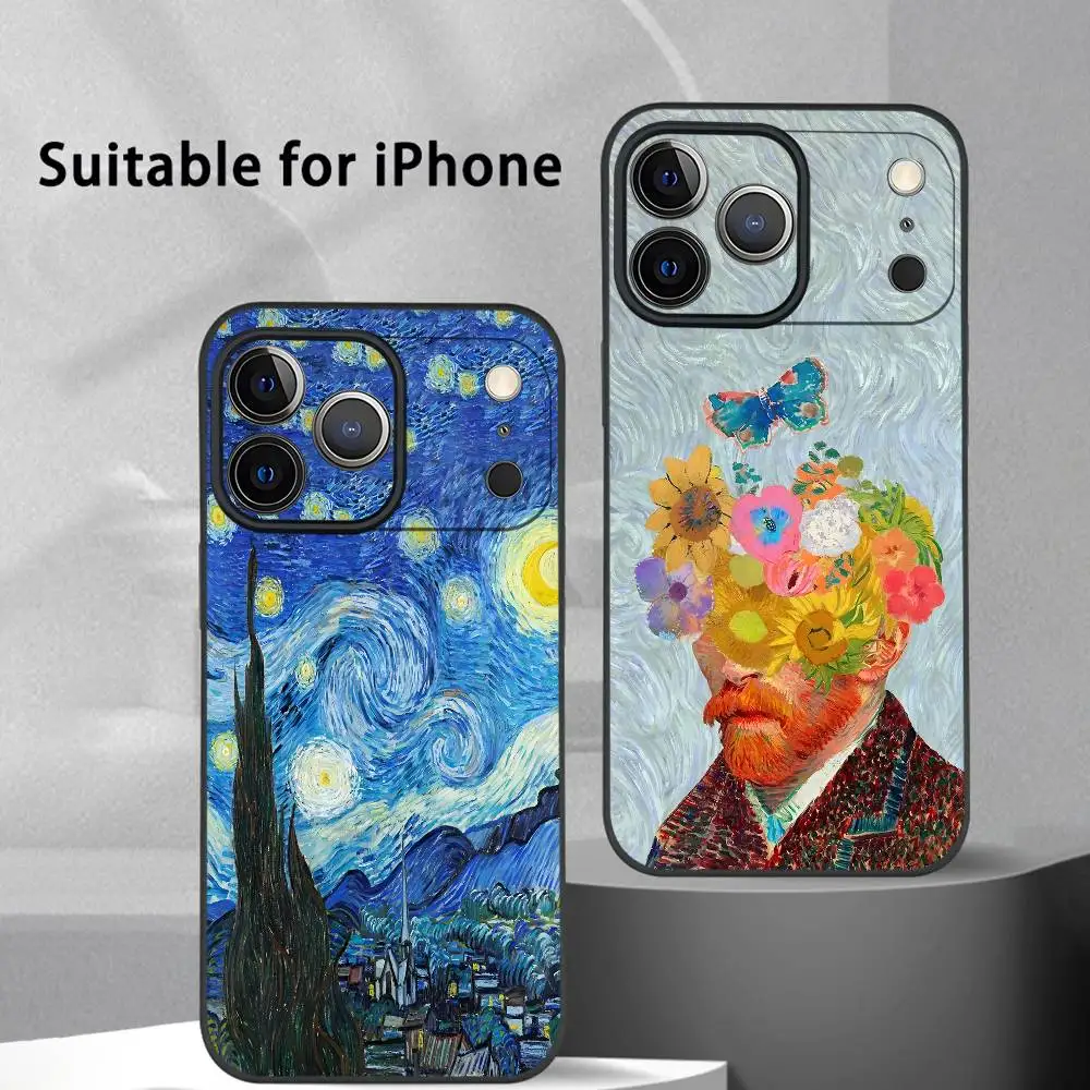 Vintage Van Gogh Oil Painting Phone Case - Elegant Shockproof Cover