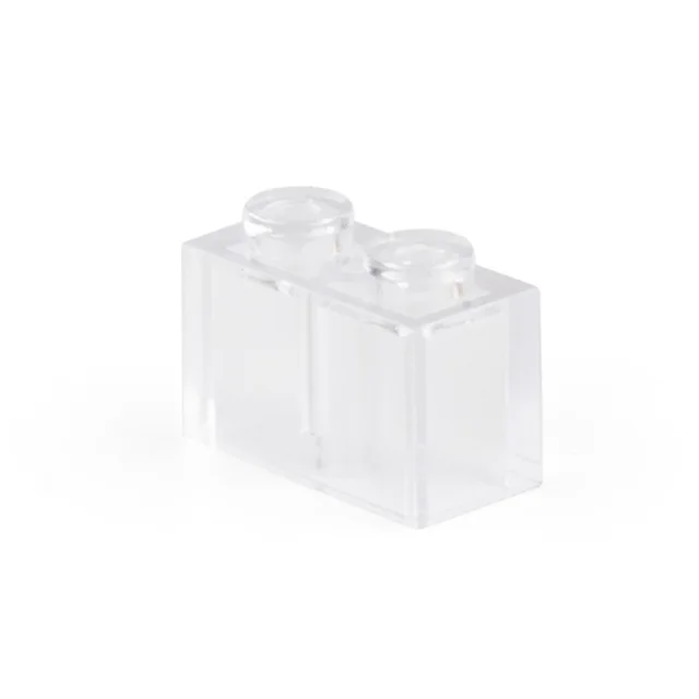 Transparent White Building Blocks  Thick Figures Bricks Educational Creative Size Fit Other Brand Plastic DIY Toys Accessorie 5