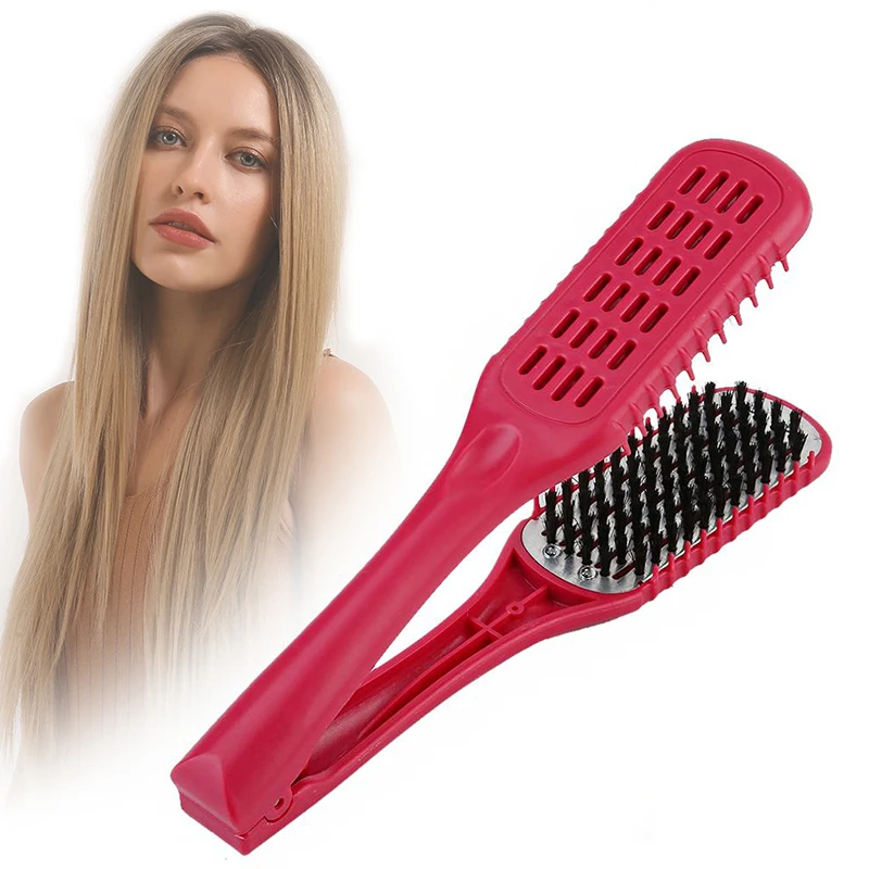 sdotter-double-sided-hair-straightening-comb-professional-hairdressing-brush-v-type-clip-hair-comb-no-static-electricity-styling