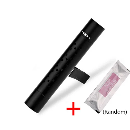 Car Interior Air Freshener Vent Clip Outlet Air Condition Diffuser Solid Flavoring Perfume Fragrance Auto Smell for VW Kia Lada Black