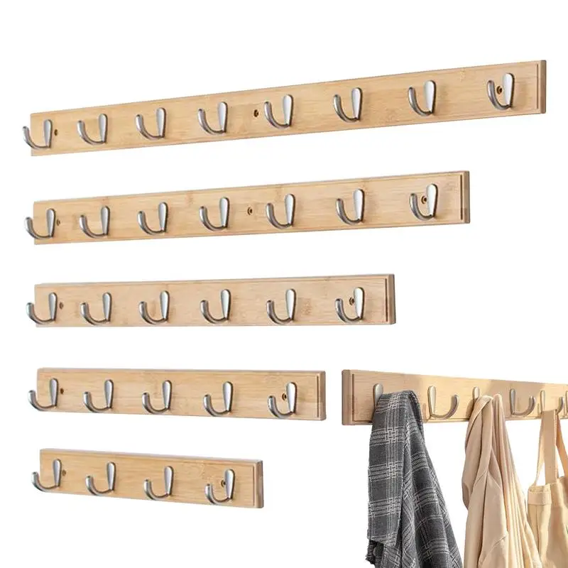 

Вешалка для пальто, сверхпрочная вешалка для курток, крючки для полотенец, настенные крючки для задней двери, домашнее хранение и организация для входа