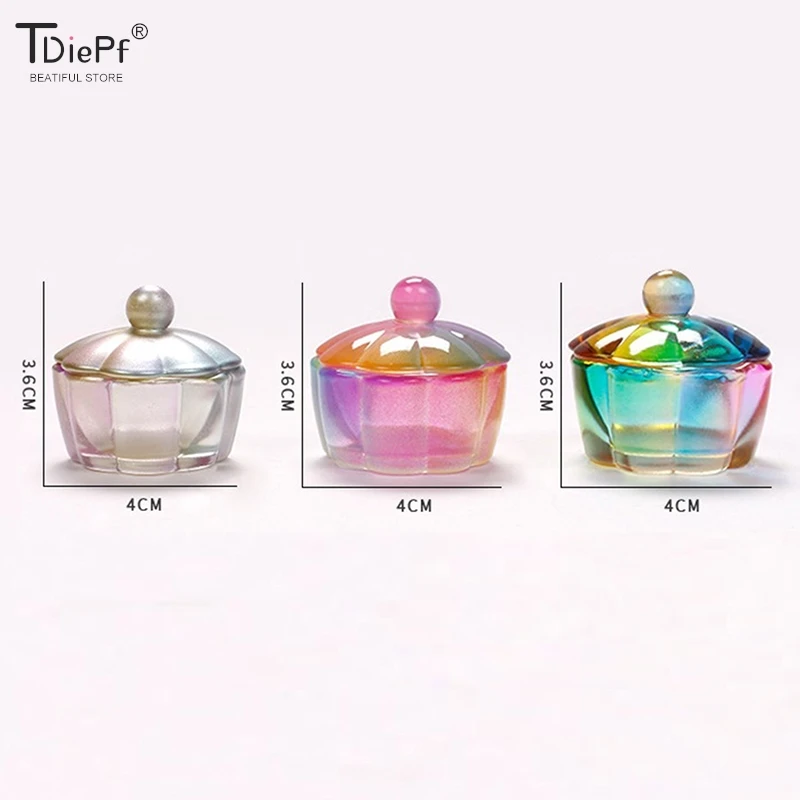Nail Powder Manicure Tools Nail Acrylic Liquid Acrylic Nail Powder Nail Tools Crystal Glass Acrylic Powder Liquid Nail Pen Washing Cup Nail Powder Holder Container