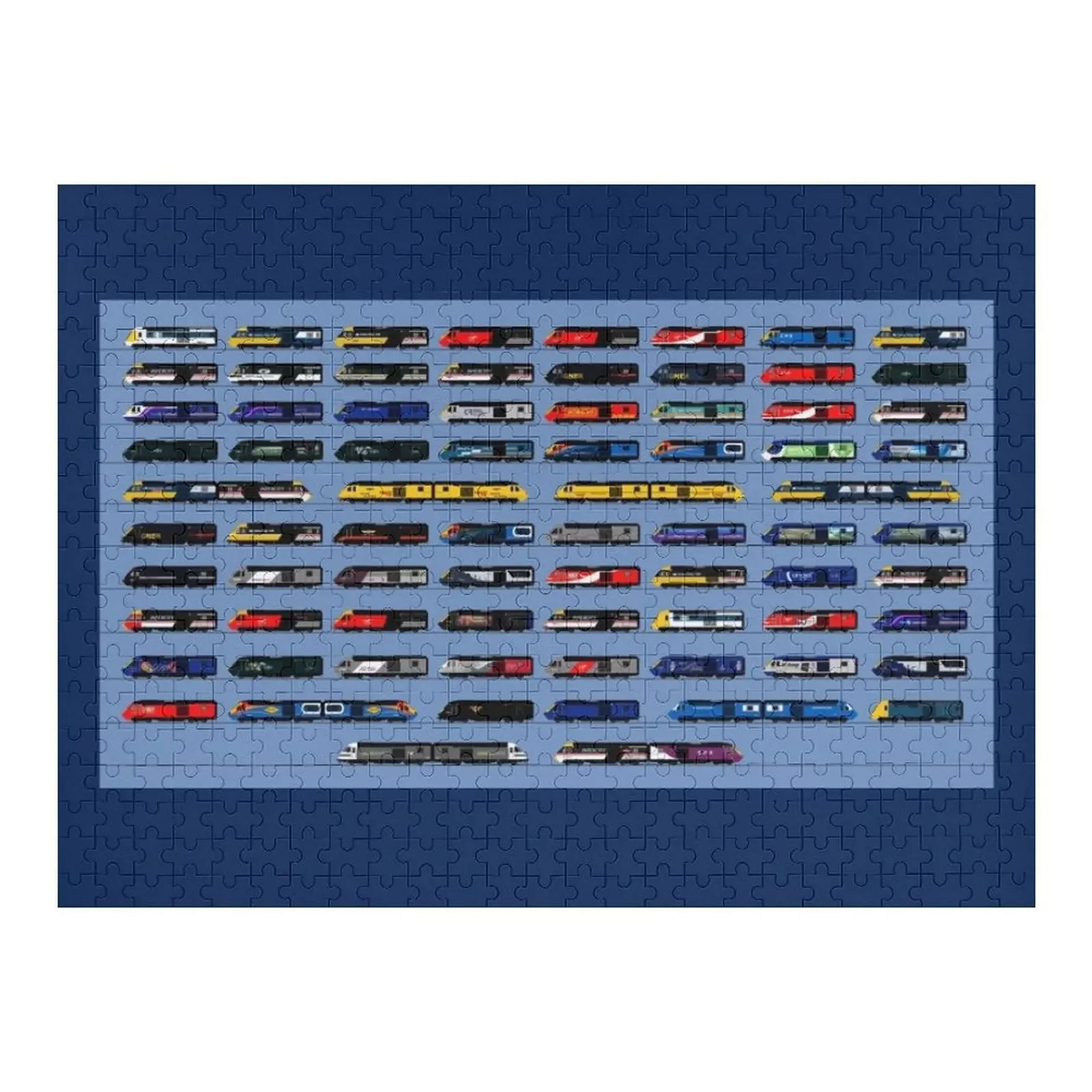 

class 43 power cars Jigsaw Puzzle Customized Kids Gift Works Of Art Personalized Gift Ideas Personalized Baby Object Puzzle