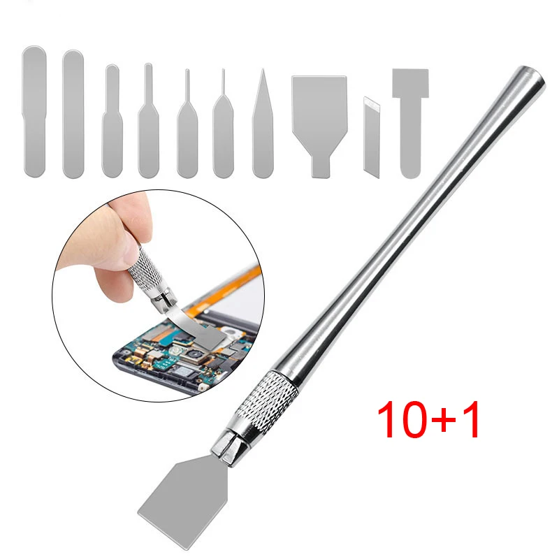 1 Set CPU Prying Knife Disassembly  Blades  Cutter Mobile Phone Film Cutter Model Assembly Tool For iphone  Computer IC repair model tool set novice basic model assembly tool model diy combination