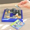 Building Puzzle Game Montessori Toy Mini Games Set Montessori Toy Mouse Blocks Creative Puzzle Family Game Kids Educational Toys 2