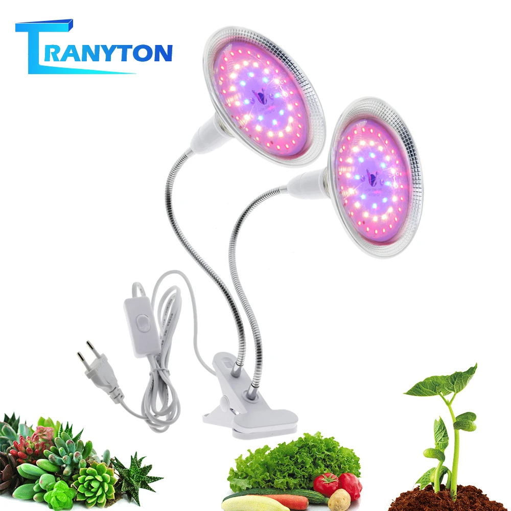 Standing Lamp Grow Light Desk Clip Growing Lamps 220v E27 Led