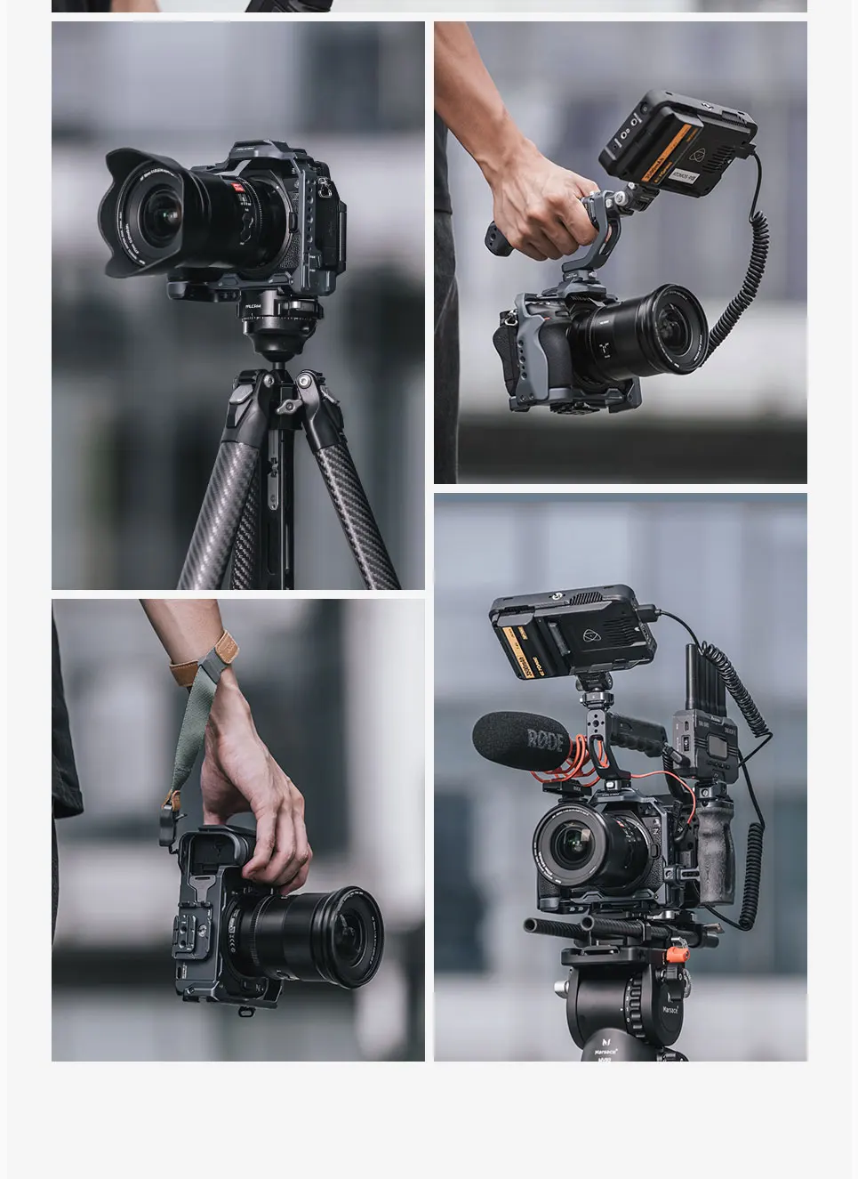 Camera Cage Kit for Nikon Z6iii Suitable for F22&F38&F50 Quick Release System
