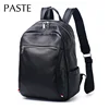 2024 Black Fashion Genuine Cow Leather Men's Backpack Male Laptop Man Business Bagpack High Quality Shool Bags for Teenager Boys 2