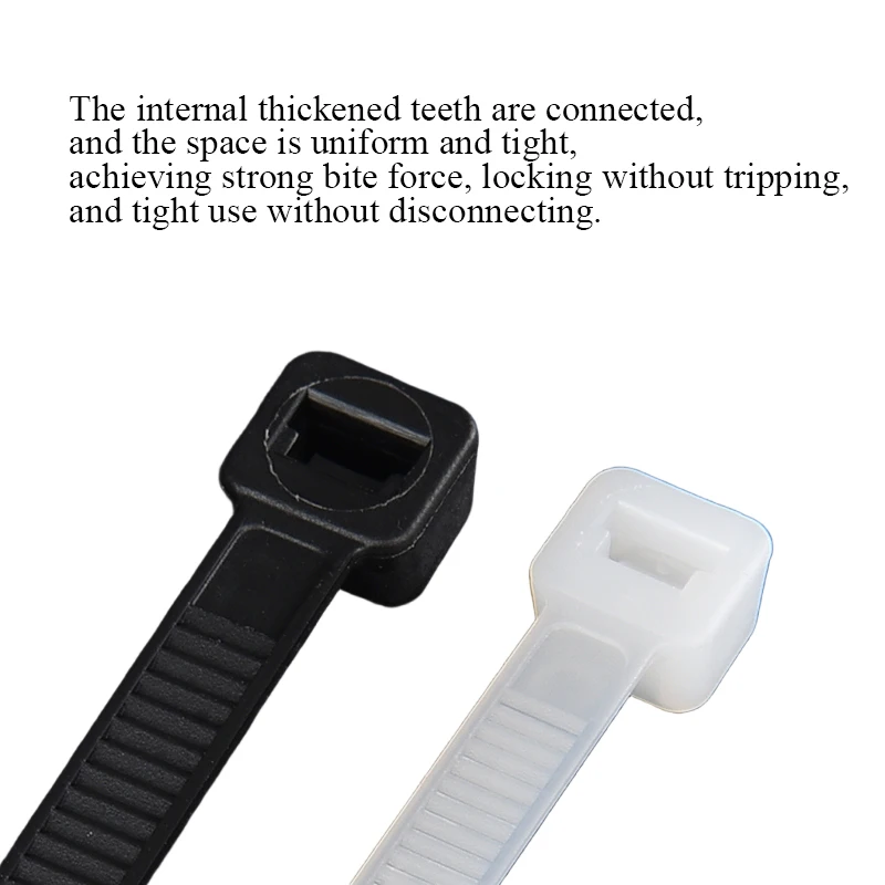 Nylon Cable Ties Cable Ties 100Pcs Nylon Self-Locking Cable Ties