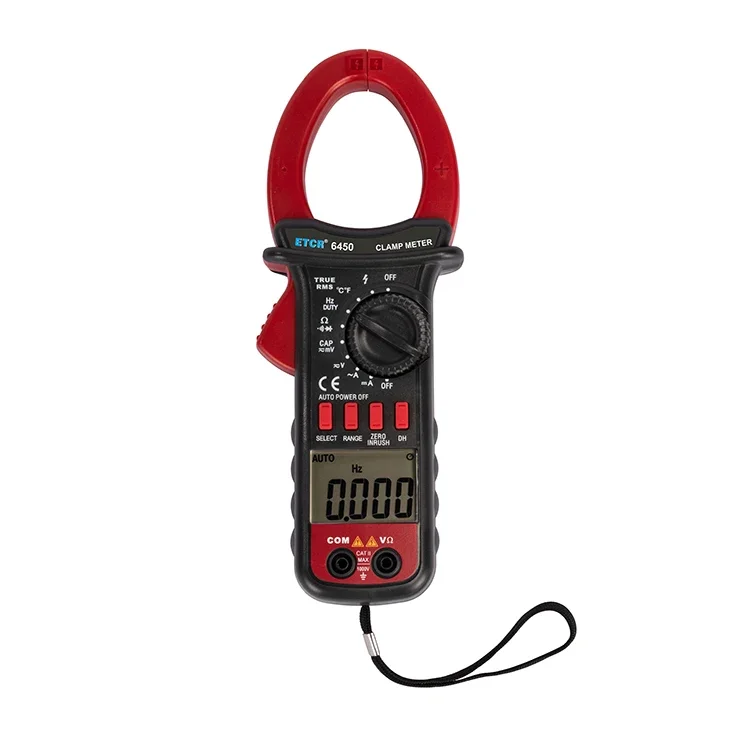 ETCR6450 Mini Digital multimeter AC DC 1000A Resistance/Capacitance/Frequency Cl