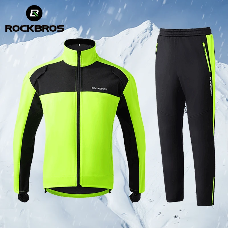 ROCKBROSCyclingClothingSetWinterThermalWindproofSportsJersey