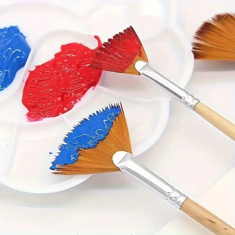 Fan Paint Brush Set 5