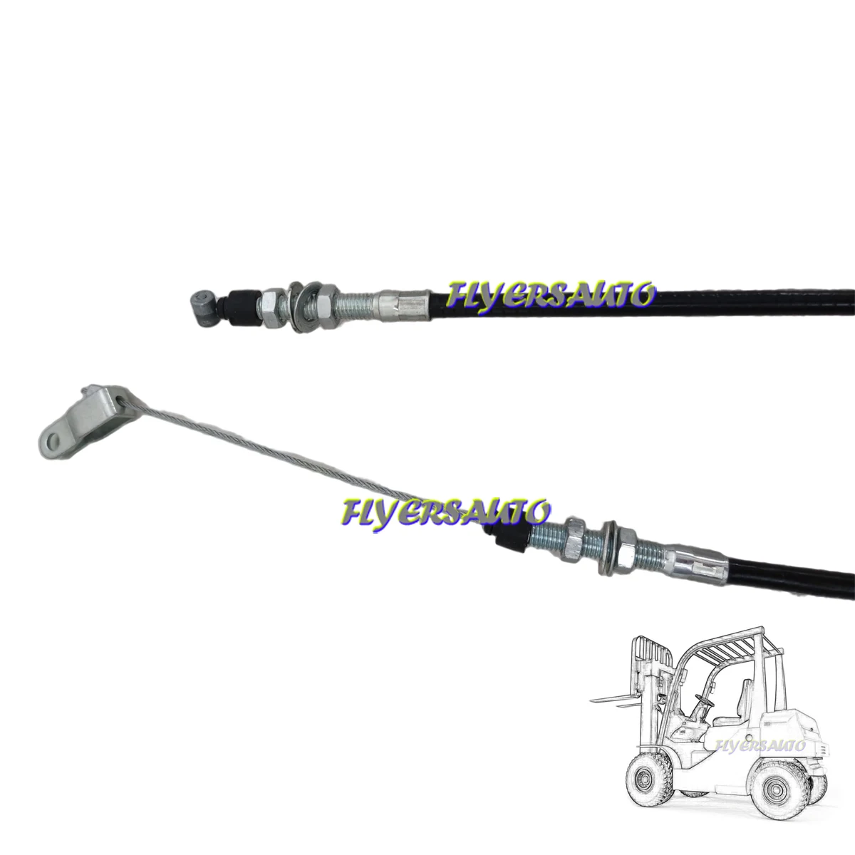 91351-51300 Accelerator cable for mitsubishi caterpillar 4G64 4G63 engine GP25K # FLYERSAUTO FORKLIFT PARTS