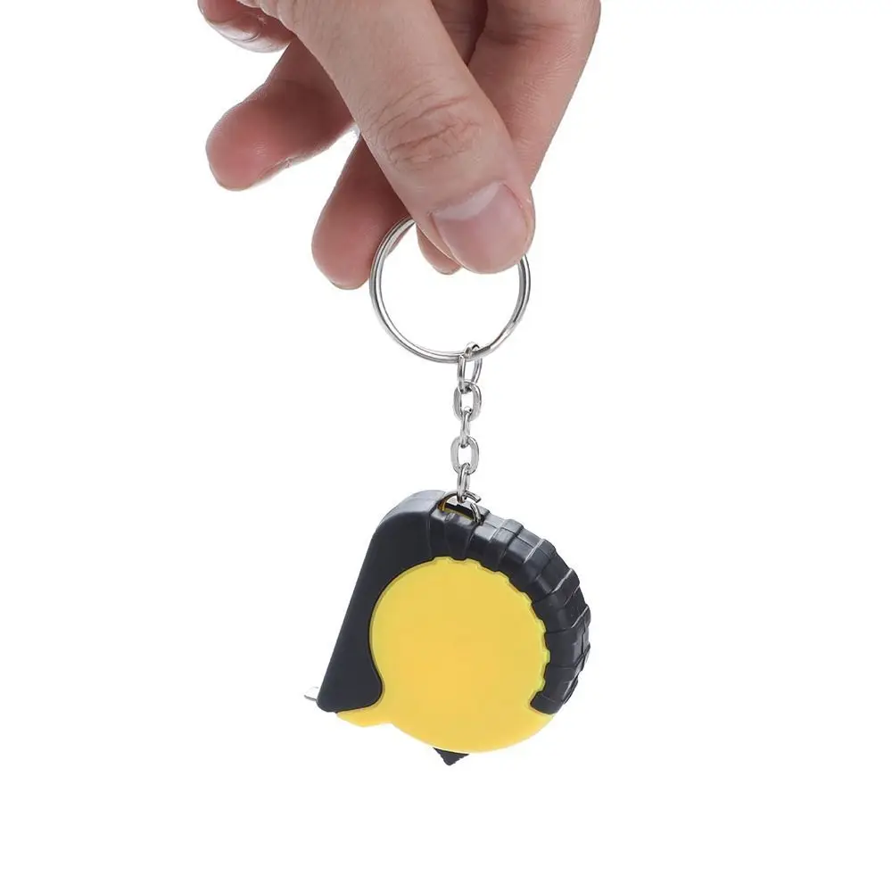1m/3FT Key Chain Tape Measure Small Portable Steel Ruler ABS Shell Drop-Resistant Metric Inch Tape Measure Carpentry Tool tape measure measuring tape measuring ruler