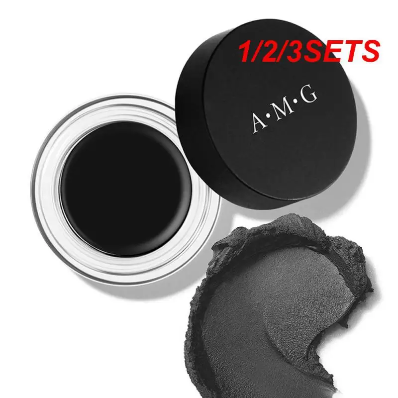 

1/2/3 комплекта натуральная подводка для глаз не размазывается толщина Регулировка Стойкая подводка для глаз Черная Подводка для глаз быстросохнущая