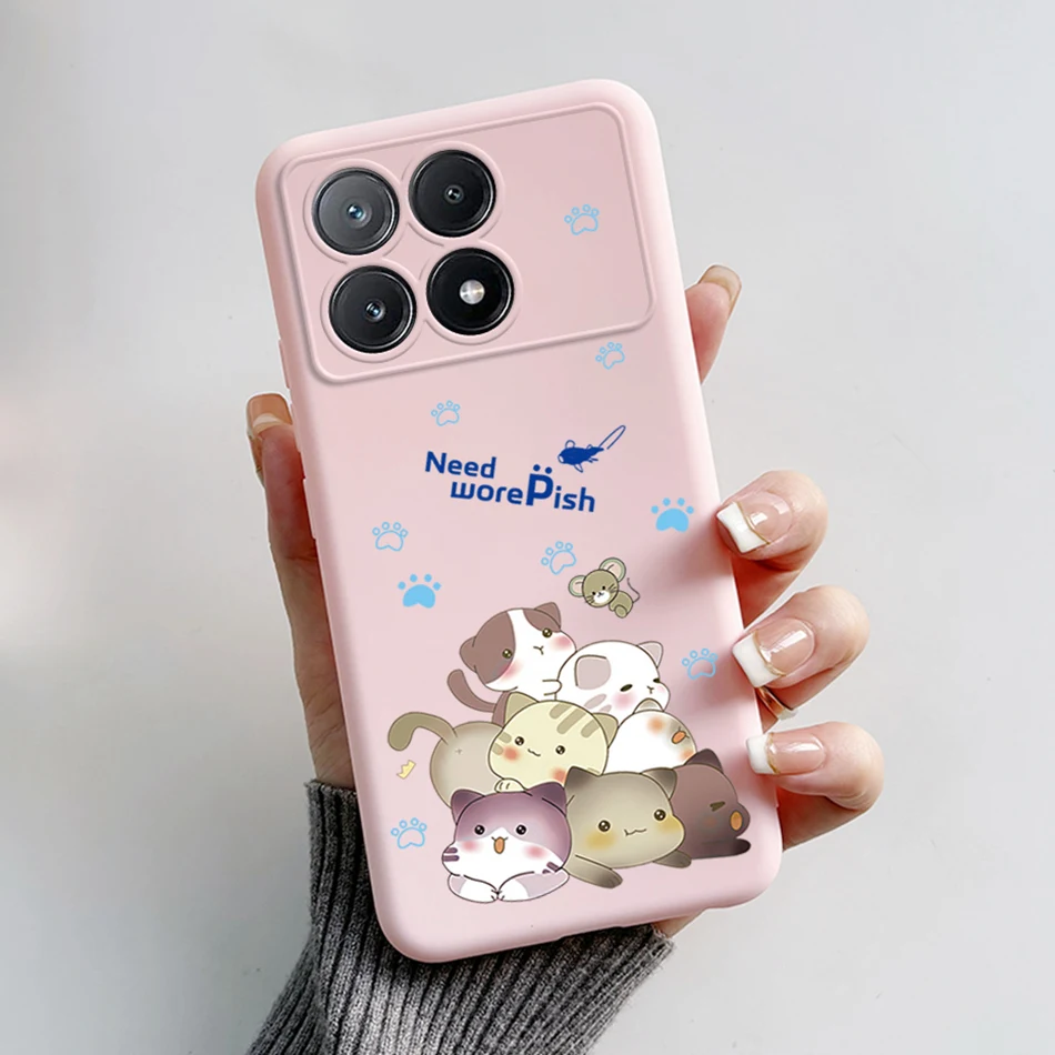 Cute Cartoon Cat & Frog Soft TPU Phone Case - Protective Bumper Cover