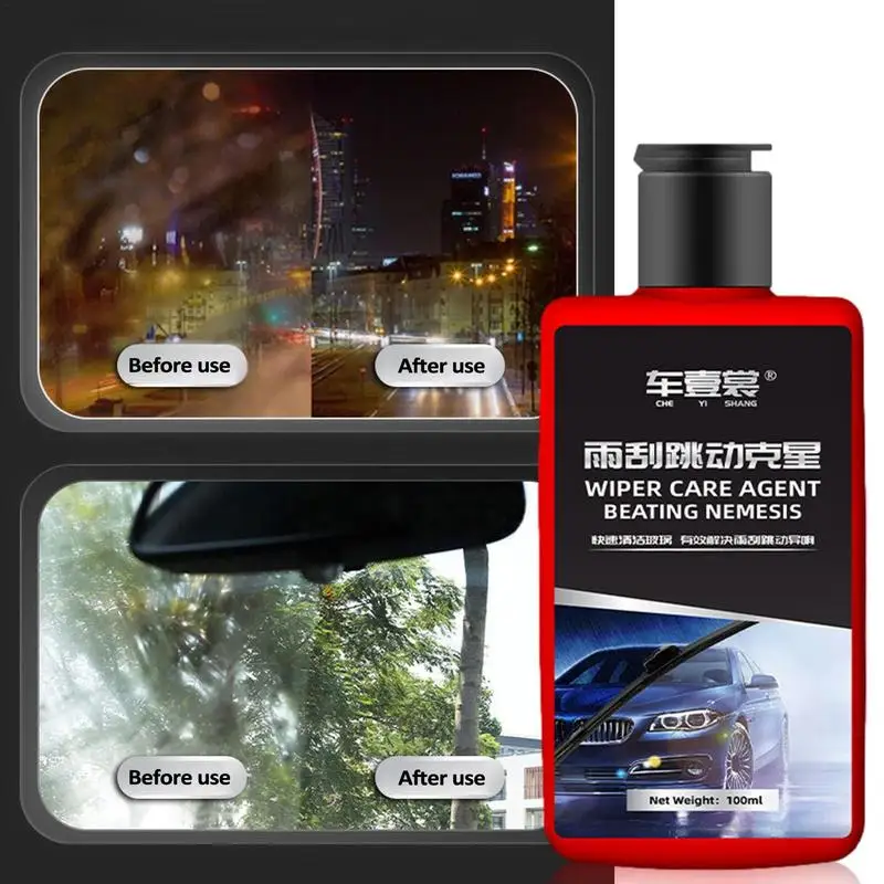 

100ml Car Glass Oil Film Cleaner Multipurpose Windshield Polishing Compound Remove Strain Streak Free Shine Glass Cleaner