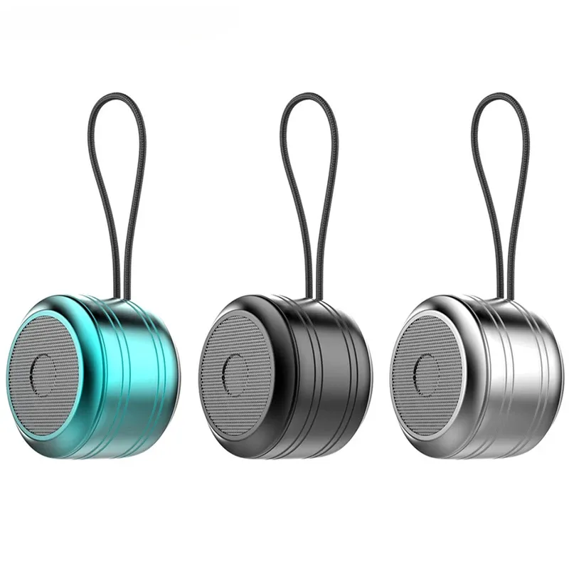 Bluetooth Wireless Mini Speaker With Strap 360°Surround Stereo Powerful Bass Outdoor Portable Subwoofer For Parties Soundbar