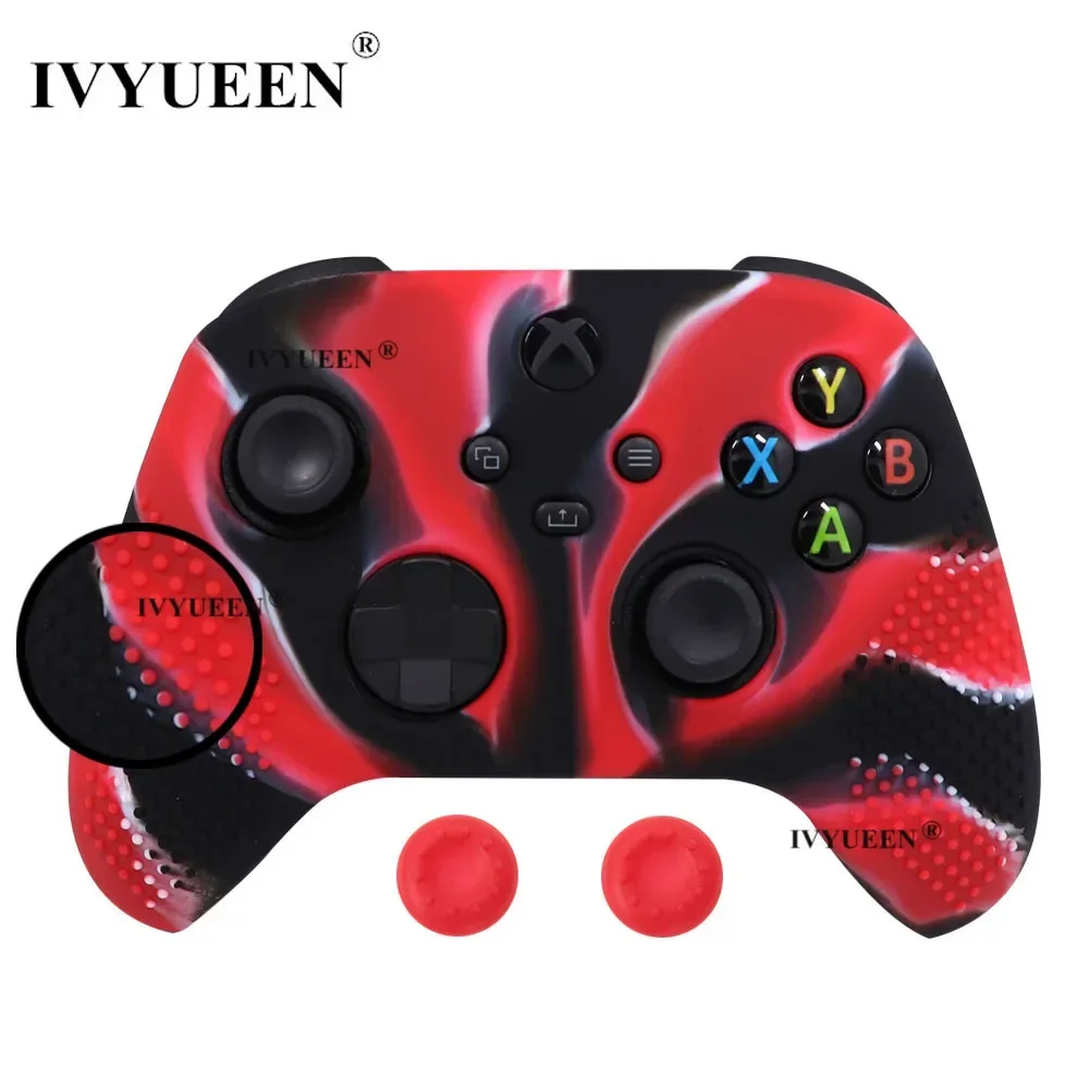 Colorful Protective Silicone Controller Skin with ThumbStick Grip Caps