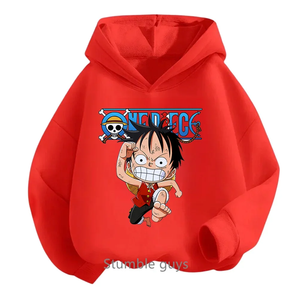 thumbnail image 1 of Sudadera con capucha de Anime One Pieces, ropa para niños, ropa para primavera y otoño para niñas, sudadera con dibujos animados de Luffy Zoro, traje para adolescentes, camisetas con capucha de Sonic, 1 of 5