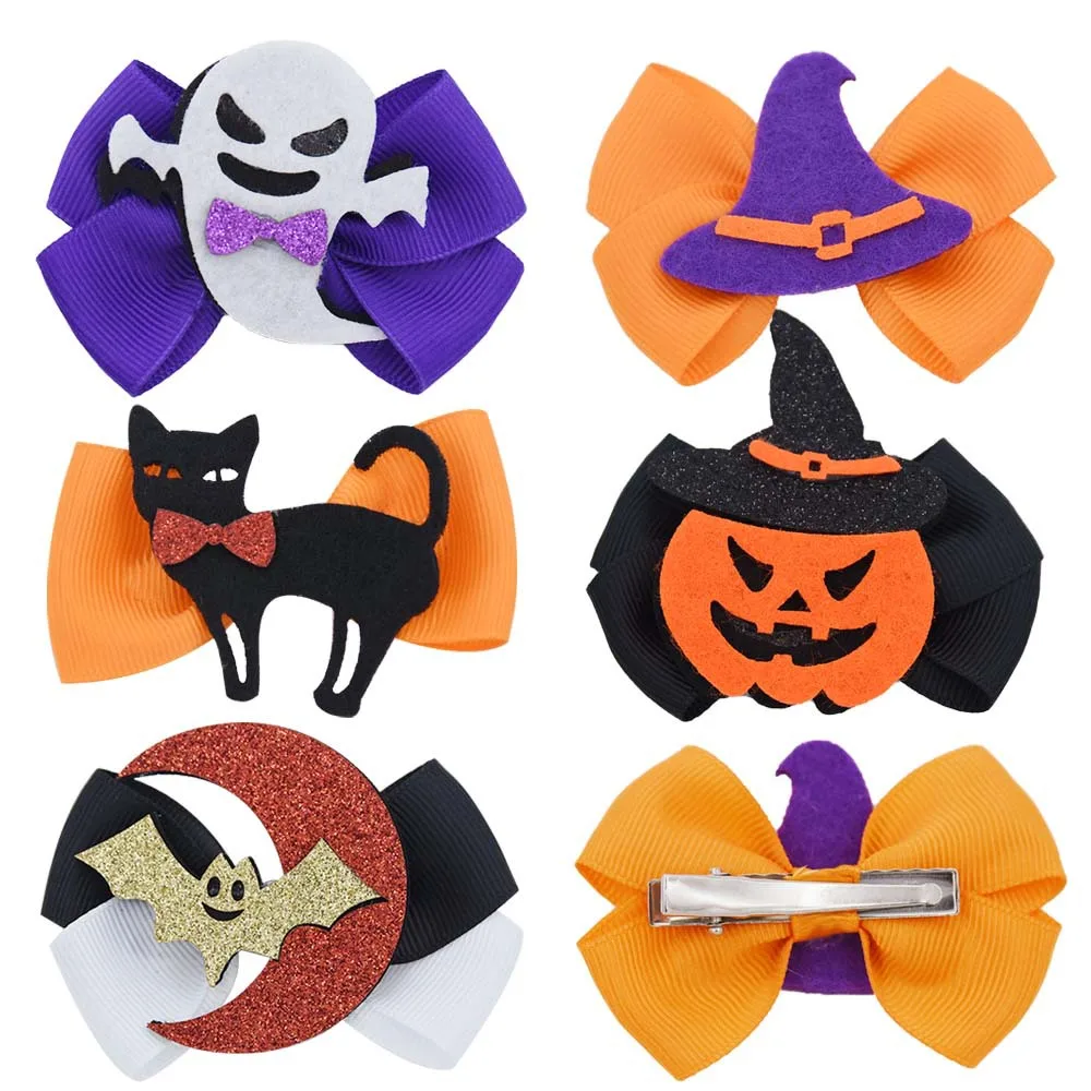 

Halloween Cute Funny Headwear Creative Hairpin Party Ball Decoration Bowtie Hairpin Girl Top Clip Hairpin