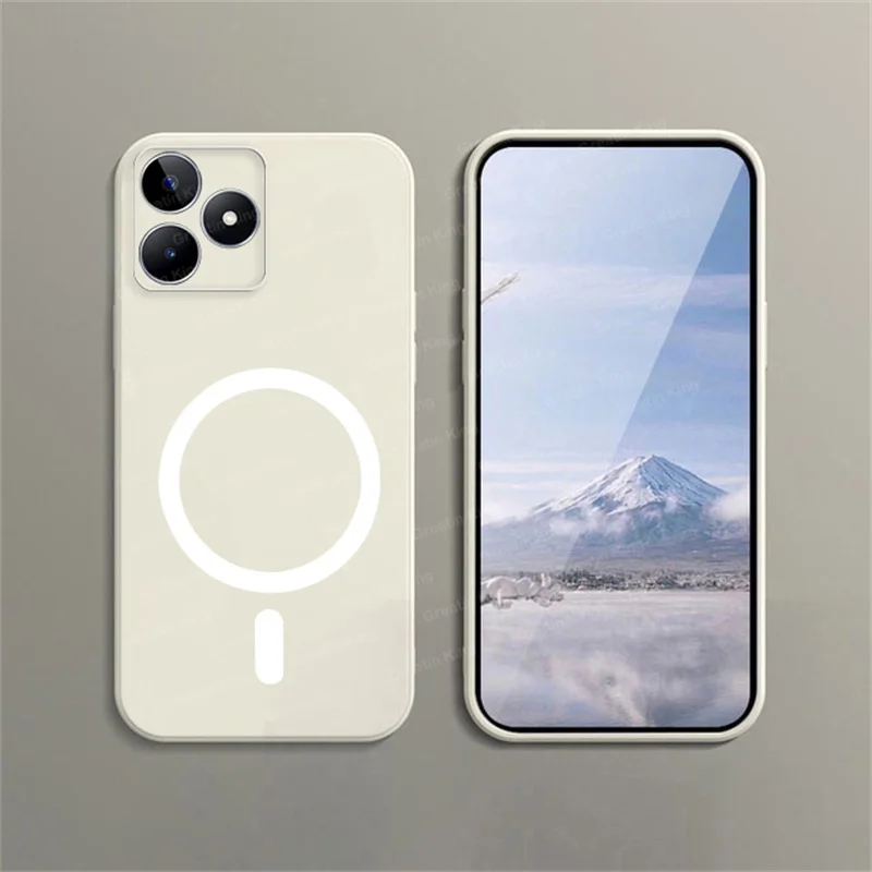 Cover COMAKU Per Realme C53 Con Anello Magnetico 360° E Supporto – Blu Cielo, Protezione Antiurto Grado Militare