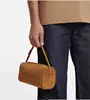 VIELINE Women's Pillow Bag Genuine Leather Underarm Hobo Bag Day Clutches Ladies Simple Design Mini Purse 2