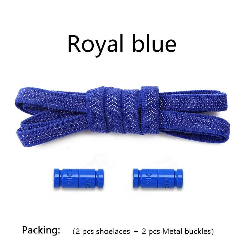 Vibrant No-Tie Elastic Shoelaces for Effortless Footwear