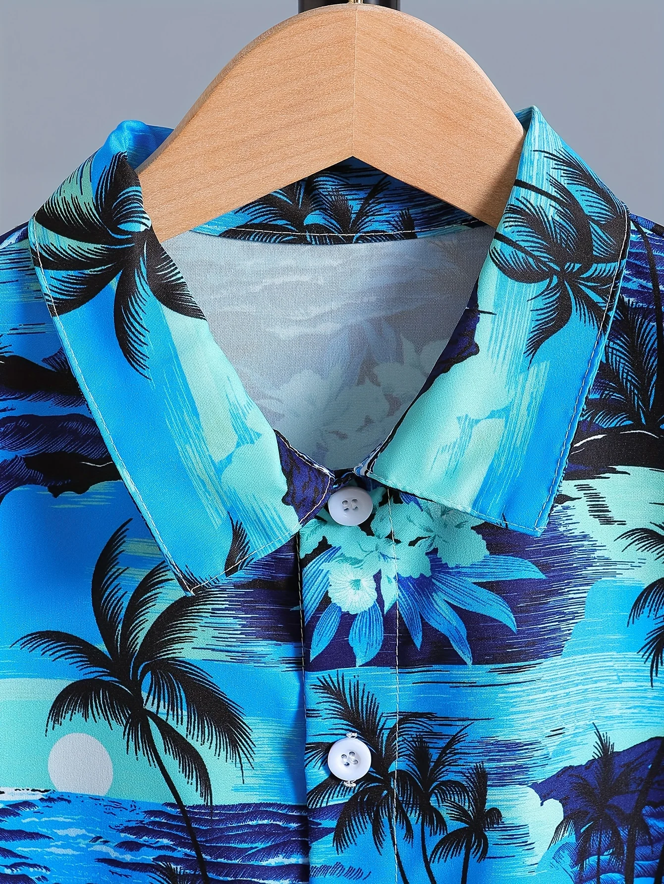 Kids Shirts Boys Shirts Boy's Coconut Tree Pattern Hawaii Shirt Short Sleeve Outerwear Summer