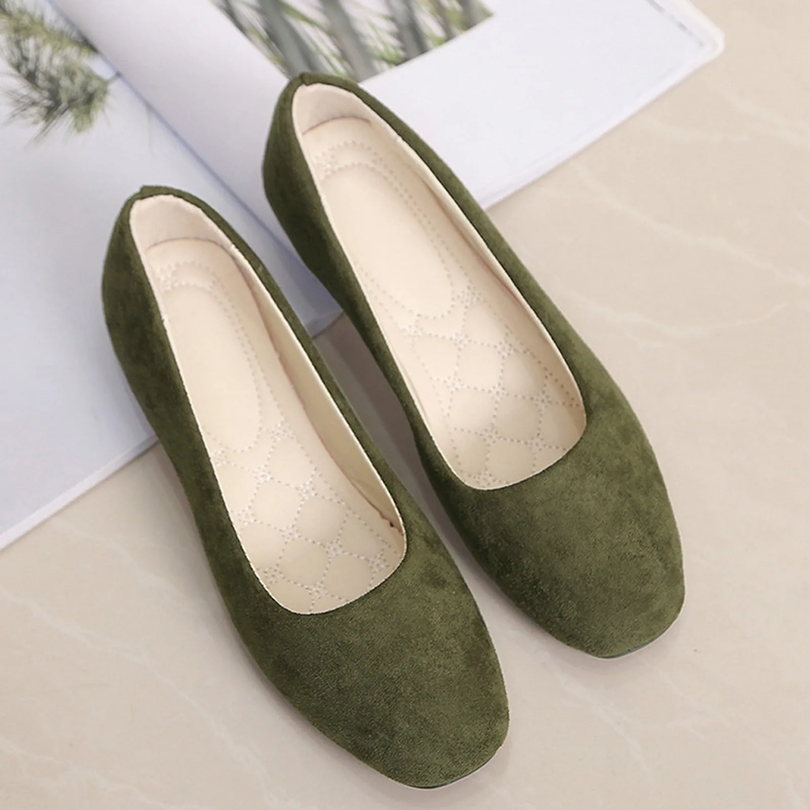 Women loafers women orthopedic shoes flat concise style party travel outdoor walking breathable casual round toe