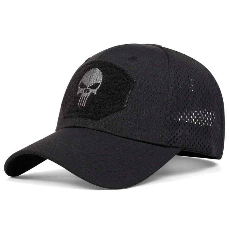 Casquette baseball camouflage mesh respirante ajustable pêche chasse été snapback