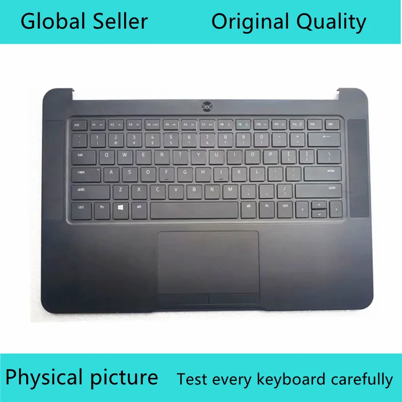 112884116249 11624981-00 Per Poggiapolsi Per Laptop Razer Blade 14 "Rz09-01953E72 Con Touchpad Per Tastiera