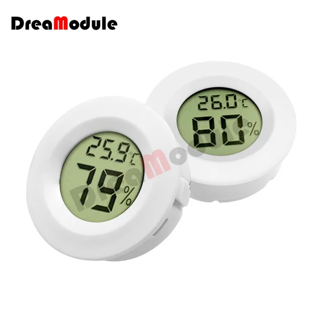 Versatile digital hygrometer thermometer for temperature and humidity measurements in various settings