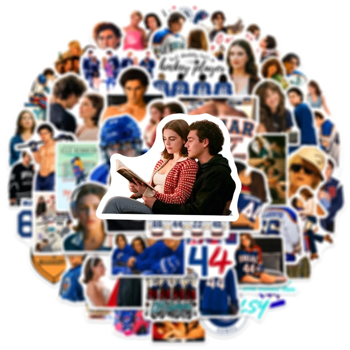 55PCS Cute Cartoon Art Stickers for Laptop, Bedroom, Car, and Suitcase Decor
