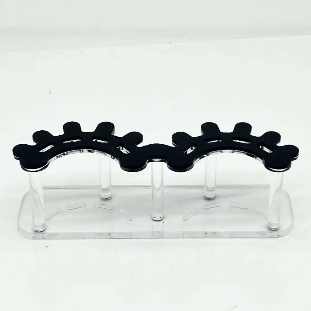 8 Holes Lash Tweezers Display Stand Steady Acrylic Beauty Tweezer Storage Rack Multi-functional Smooth Surface 5