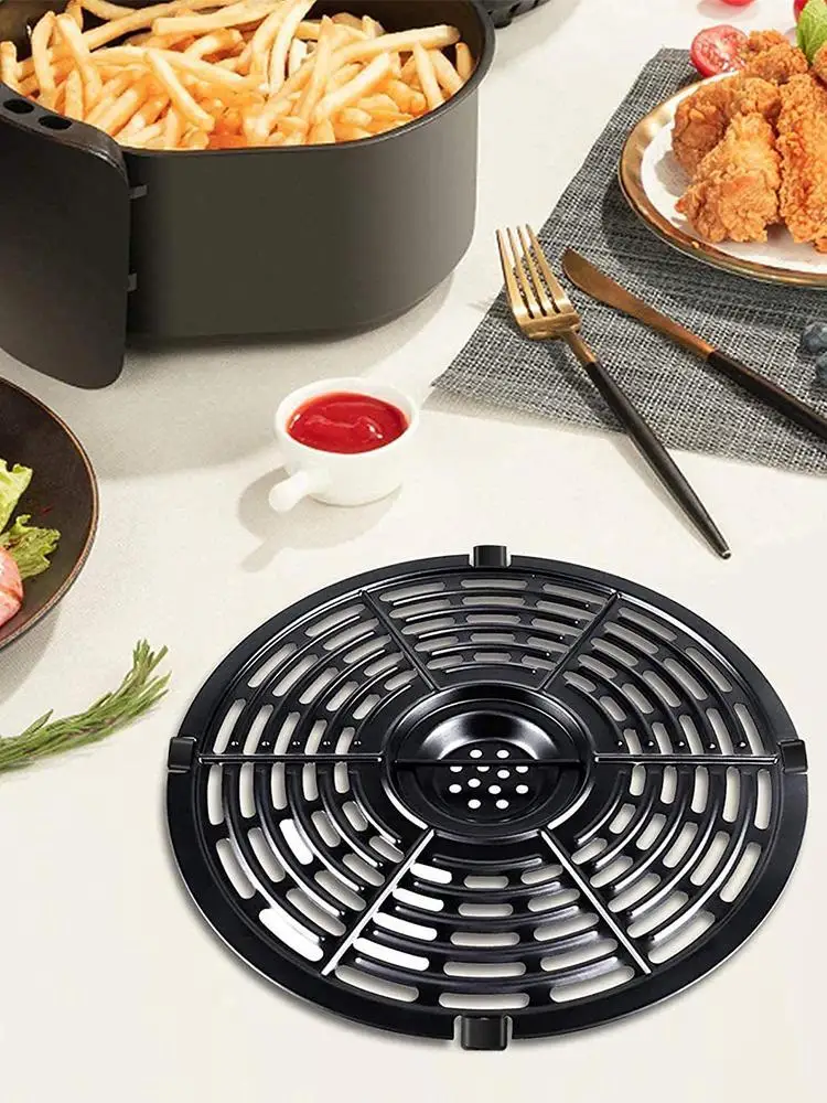 Premium Air Fryer Non-Scratch Pan Mat & Protective Bumper Set