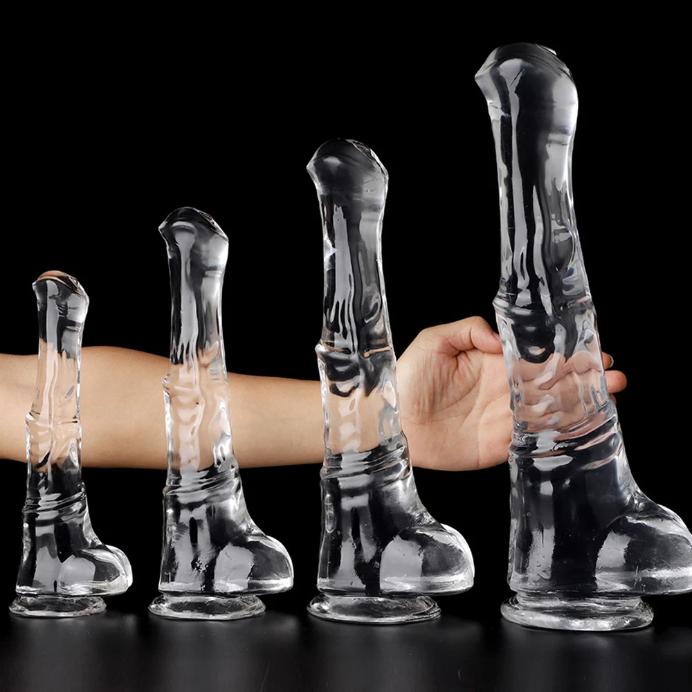 Super Enorme Animale/Cavallo Dildo Big Butt Plug Pene Finto Mostro Gigante Cazzo Cazzo Massaggiatore Prostatico Vagina Stimolare Giocattoli Erotici