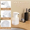 550ml Automatic Liquid Soap Dispenser Infrared Sensor USB Rechargeable Sanitizer Hand Washer Wall Mounted Bathroom IPX5 4