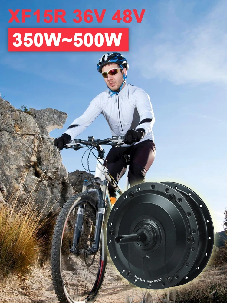 Description Picture 5 of itemWheel Hub EBike Motor 36V 48V 350W 500W Brushless Geared Ebike Motor Front Rear cassette Freehub MXUS XF15RCF