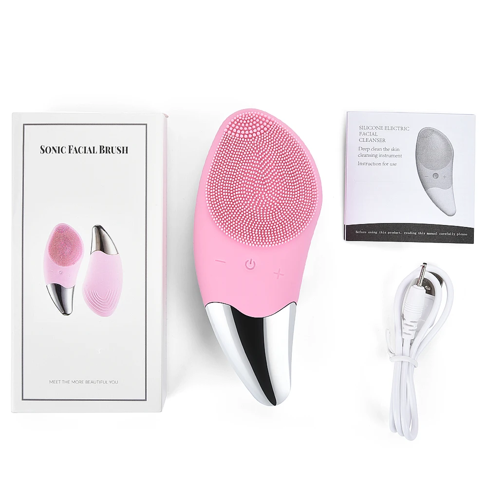 Facial Brush Pink