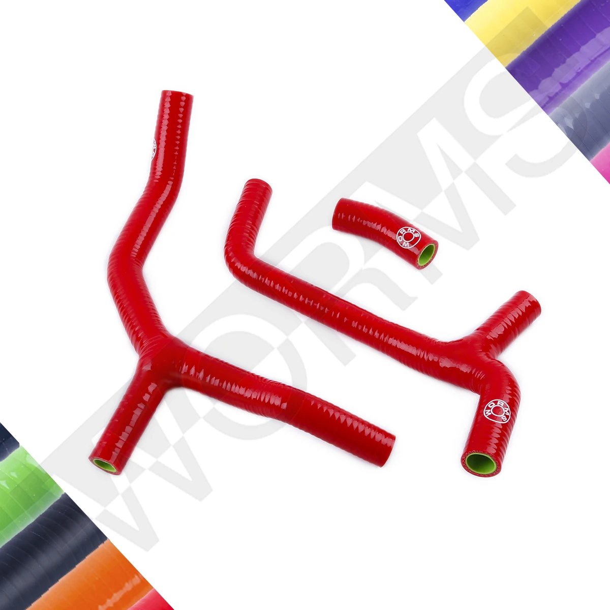 

For Honda CRF450R CRF 450R 2009 2010 2011 2012 Silicone Radiator Coolant Y Hose Kit