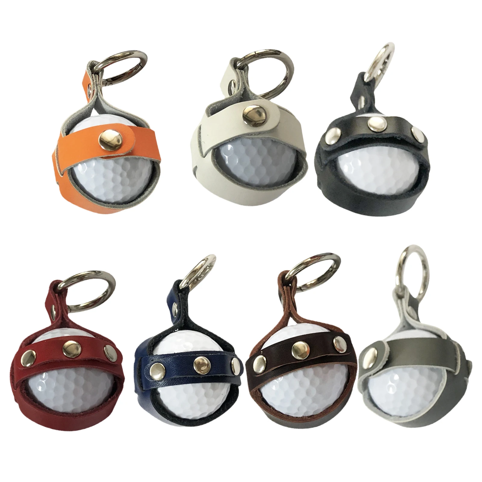 

Useful Golf Ball Holder Pouch Accessory Golf Ball Carrier Wear Resistant Easily Access Golf Ball Holder with Belt Loop