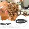 Ponytail Clip Holder for Lady Banana Hair Pins Fashionable Barrettes Thick Clips Fluffy 3