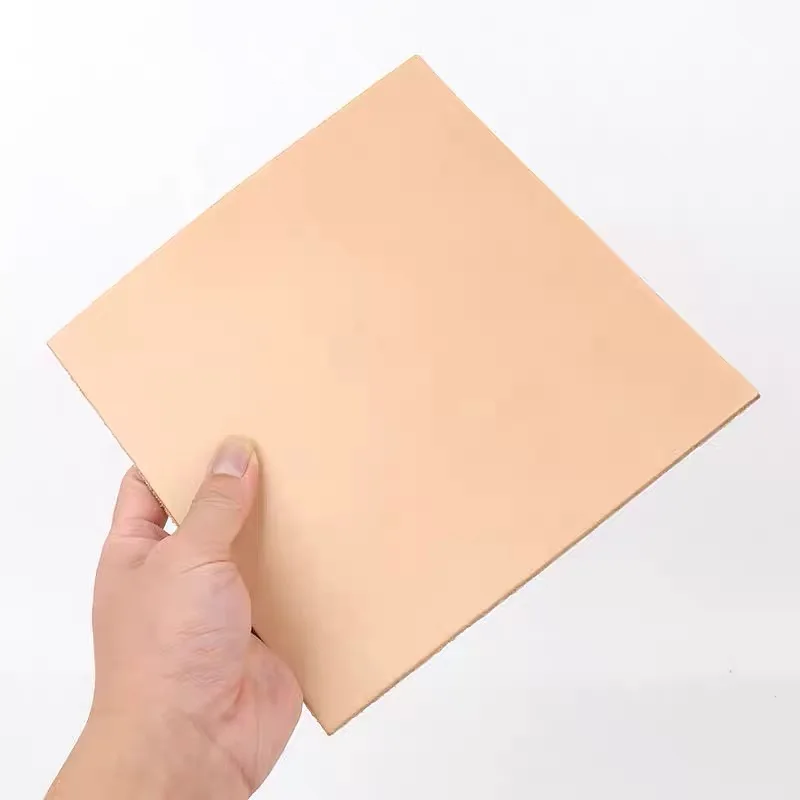 3mm 두꺼운 뻣뻣한 상단 레이어 소 가죽 수제 DIY 가죽 제품 안장 떨림 조각 쉐이핑 테이블 쿠션 쿠션 야채 탄